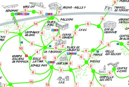 Carte temps de parcours 2016