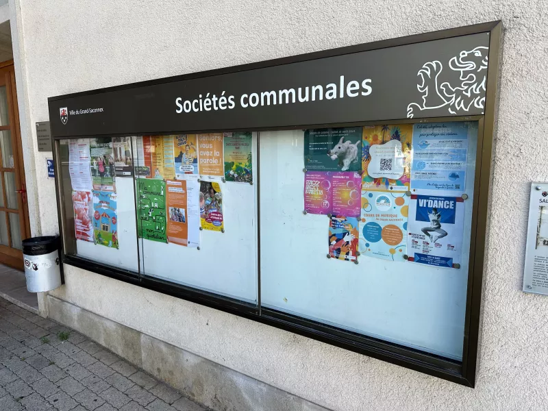 panneau d'information