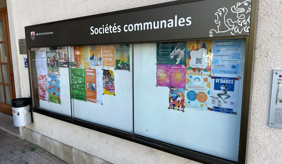 panneau d'information