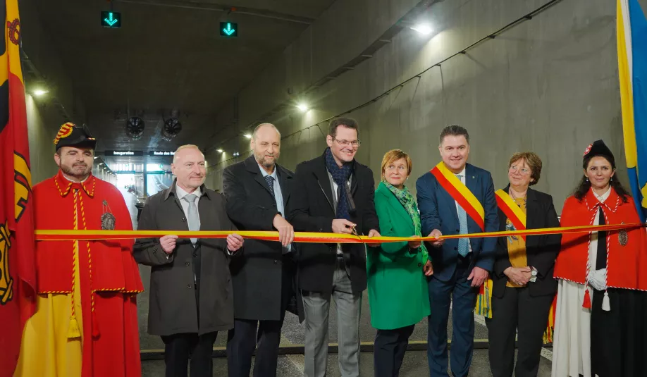 Inauguration route des Nations