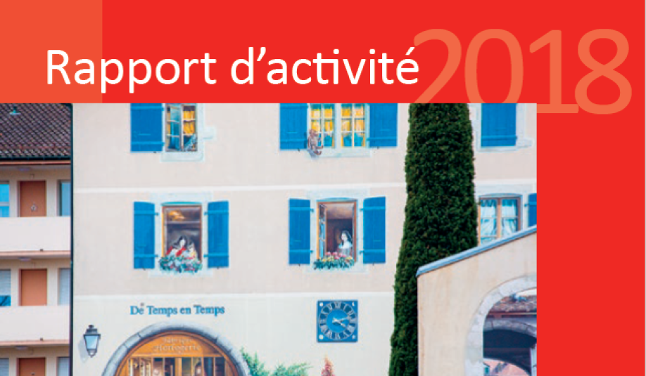 Rapport d&#039;activité 2018